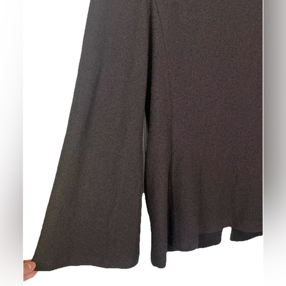 St. John Collection Black Evening Jacket Flared Sleeves Women’s Size 8 - Picture 9 of 9